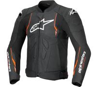 ALPINESTARS Chaquetas Dusk Airflow Black / Red Fluo 56