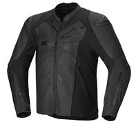 Alpinestars Faster V3 Chaqueta de cuero para moto, negro, tamaño 56 para Hombres