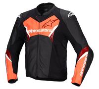 ALPINESTARS Chaquetas Faster V3 Black / Red Fluo 54