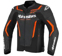 ALPINESTARS Chaquetas GP Force V2 Leather Airflow Black / Red Fluo 54
