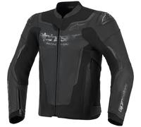Alpinestars GP Force V2 Chaqueta de cuero para motocicleta, negro, tamaño 46 para Hombres