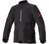 Alpinestars Monteira Drystar® XF chaqueta textil impermeable para motocicletas, negro-rojo, tamaño S para Hombres
