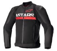 Alpinestars SMX Air, chaqueta textil M male Negro/Rojo Neón