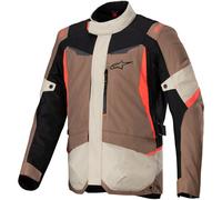 ALPINESTARS Chaquetas ST-1 WP Dark Khaki / Sand / Black / Red Fluo XL