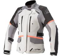 Motorbike Jacket Mujer Alpinestars Stella Andes V3 Drystar - Ice Gray Dark Gray Black Coral Medium