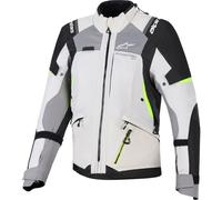 Chaqueta de Moto Alpinestars Stella Andes V4 Drystar Mujer Gris Hielo/Negro/Amarillo FlúorL Gris Hielo,Negro,Amarillo Flúor