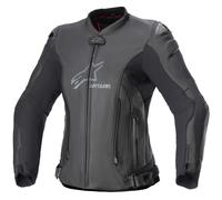 Alpinestars Stella Gp Plus V4, chaqueta cuero/textil mujer 42 female Negro/Negro