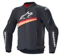 Alpinestars T-GP Plus R V4 Airflow chaqueta textil de moto perforada, negro-rojo, tamaño 4XL para Hombres