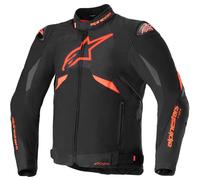 Alpinestars T-GP R V3 Drystar chaqueta textil impermeable para motocicletas, negro-blanco-rojo, tamaño L para Hombres