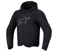 Alpinestars Zaca V2 Chaqueta Textil de Motocicleta Impermeable, negro, Talla 3XL