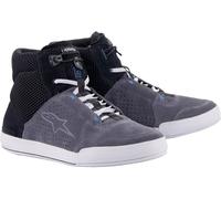 Alpinestars Chrome Air Zapatillas de motociclismo, negro-gris, tamaño 42 para Hombres