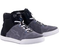 Alpinestars Chrome Air Zapatos de motocicleta, negro-gris, tamaño 40 para Hombres