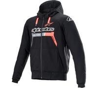 Alpinestars Chrome Ignition Chaqueta textil para motocicleta (Black/Red,XL)
