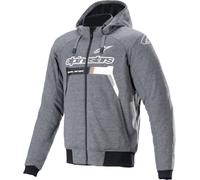 Alpinestars Chrome Ignition Chaqueta textil para motocicleta, Gris/Negro/Blanco, Talla 4XL