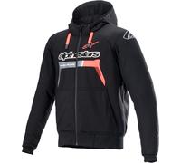 Alpinestars Chrome Ignition Chaqueta textil para motocicleta, negro/rojo, Talla M