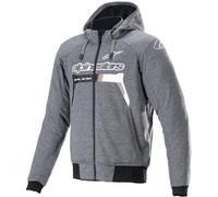 Alpinestars Chrome Ignition Hoodie - Talla S 9162-MEL DK GRY WHT