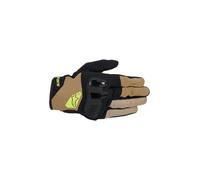 Alpinestars Chrome V2 - Guantes para conducción urbana Flexibilidad y ventilación mejoradas, compatible con pantalla táctil S, color caqui oscuro/negro