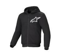 Alpinestars Chrome V2 Sport Moto Motocicleta Sudadera con capucha Negro Blanco
