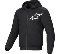 Alpinestars Chrome V2, sudadera con cremallera XL male Negro/Blanco