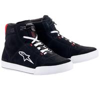 Alpinestars Chrome Zapatos de motocicleta, negro-blanco-rojo, tamaño 43 para Hombres