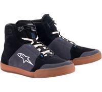 Alpinestars Chrome Zapatos de motocicleta, negro/gris oscuro, Talla 6,5