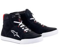 Alpinestars Chrome Zapatos de motocicleta, negro/rojo/blanco, Talla 10,5