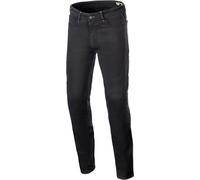 Alpinestars Copper V3 Denim Pantalones textiles de motocicleta, negro, Talla 28