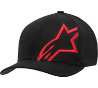 Alpinestars, Corp Shift 2 Flexfit, Gorra De Beisbol, Negro/Rojo, S/M, Hombre