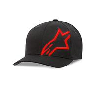 Alpinestars, Corp Shift 2 Flexfit, Gorra De Beisbol, Negro/Rojo, LXL, Hombre