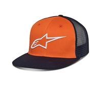 Alpinestars, Corp Trucker, Gorra De Beisbol, Naranja/Azul Marino, Os, Hombre