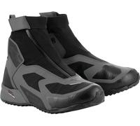 Alpinestars CR-8 Gore-Tex Zapatos de motocicleta impermeables, negro/gris/azul, Talla 7
