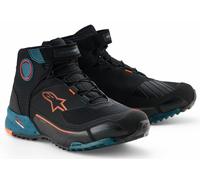 Zapatos de Moto Alpinestars CR-X Drystar Negro/Petróleo/Naranja Flúor40,5 Negro,Petróleo,Naranja Flúor