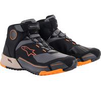 Alpinestars CR-X Drystar Zapatos de moto, negro-naranja, tamaño 41 para Hombres