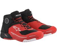 Alpinestars CR-X Drystar Zapatos de moto, negro-rojo, tamaño 40 41 para Hombres