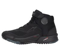 Alpinestars CR-X Drystar Zapatos de moto, negro, Talla 9 (42)