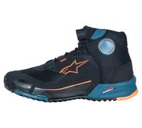 alpinestars CR-X DS Zapatilla deportiva Negro/Turquesa/Naranja neón 8 hombres