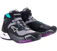 Alpinestars CR-X, zapatillas Drystar mujer 11 US female Negro/Gris/Turquía/Lila