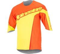 Alpinestars Crest 3/4 Camiseta de la bicicleta, amarillo, tamaño S para Hombres