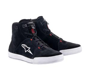 Alpinestars Cromo Zapatos Moto Hombre ( Negro/Gris/Rojo ) Talla:8 =( 40,5)