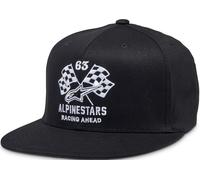 Alpinestars Double Check Flatbill Gorro, Negro/Blanco, Talla S/M