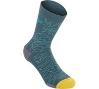 Alpinestars Drop 15 Calcetines, turquesa, tamaño S para Hombres