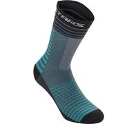 Alpinestars Drop 19 Calcetines, negro-azul, tamaño L para Hombres