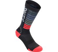 Alpinestars Drop 22 Calcetines, negro-rojo, tamaño M para Hombres