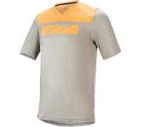 Alpinestars Drop 4.0-Jersey de Manga Corta Camisa de Vestir, Verde/Varilla de Acero, L Unisex Adulto