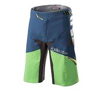 Alpinestars Drop Pro Pantalones Cortos, Hombre, 1726718, Poseid Bl Suma G, Size (34)