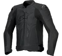 Alpinestars Dusk Airflow, chaqueta de cuero perforada 46 male Negro/Negro