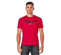 Alpinestars Elliptic Csf tee Camiseta, Rojo, S para Hombre