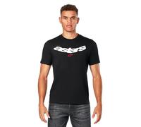Alpinestars Elliptic Csf tee Camiseta, Negro, XL para Hombre