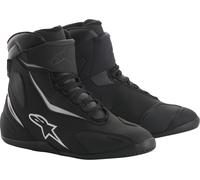Alpinestars Fastback 2 Drystar Zapatos de motocicleta, negro-blanco, tamaño 45 46 para Hombres