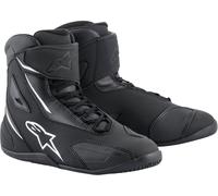 Alpinestars Fastback 2 Zapatos de motocicleta, negro-blanco, tamaño 38 39 para Hombres
